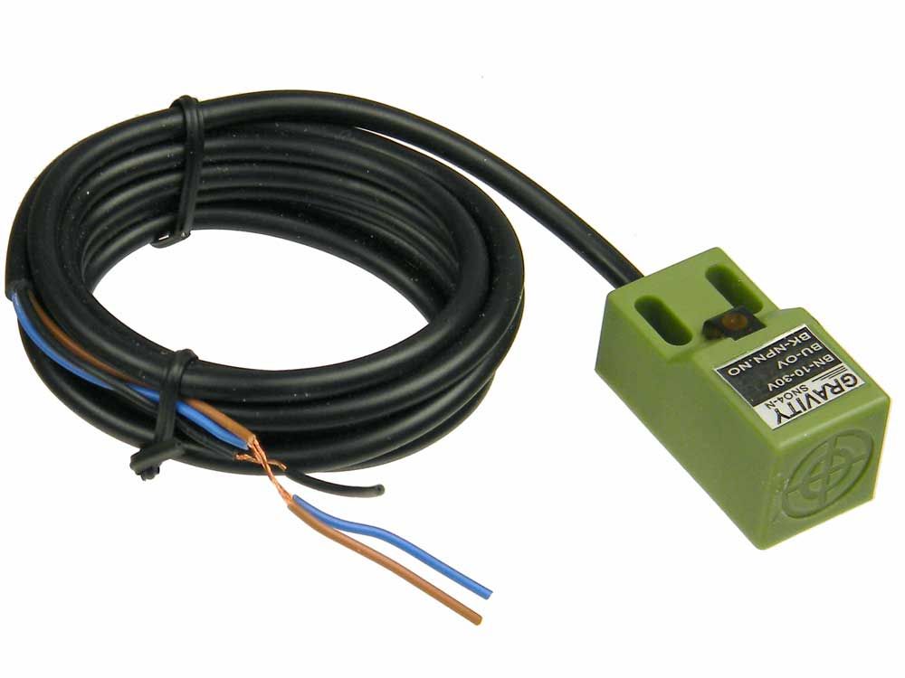 Afstand detectie sensor inductief detectie afstand 4mm NPN 6-36VDC 1m kabel SN04-N SN04N